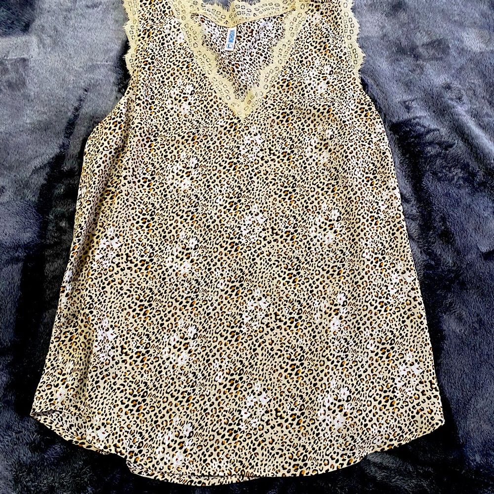Leopard print blouse